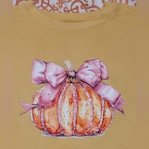 Pink Glittery Pumpkin sweater